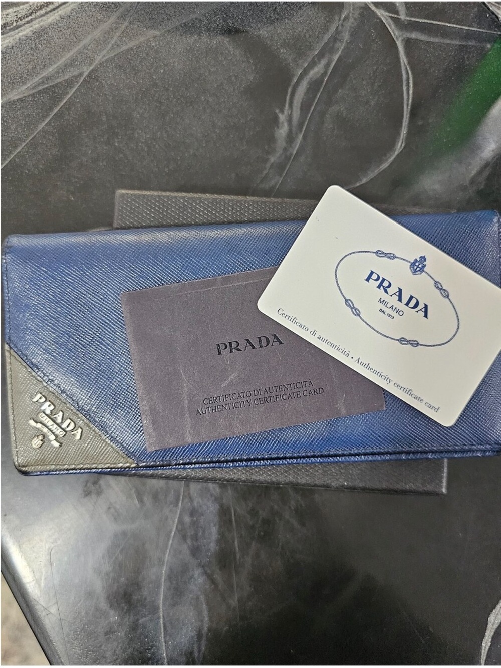 Prada Saffiano Leather Long Wallet - AUTHENTICITY CARD
INCLUDED - MSRP $830 - Picture 13 of 16